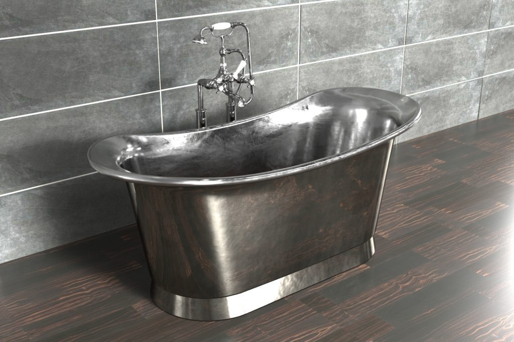 Nickel Bateau Bath