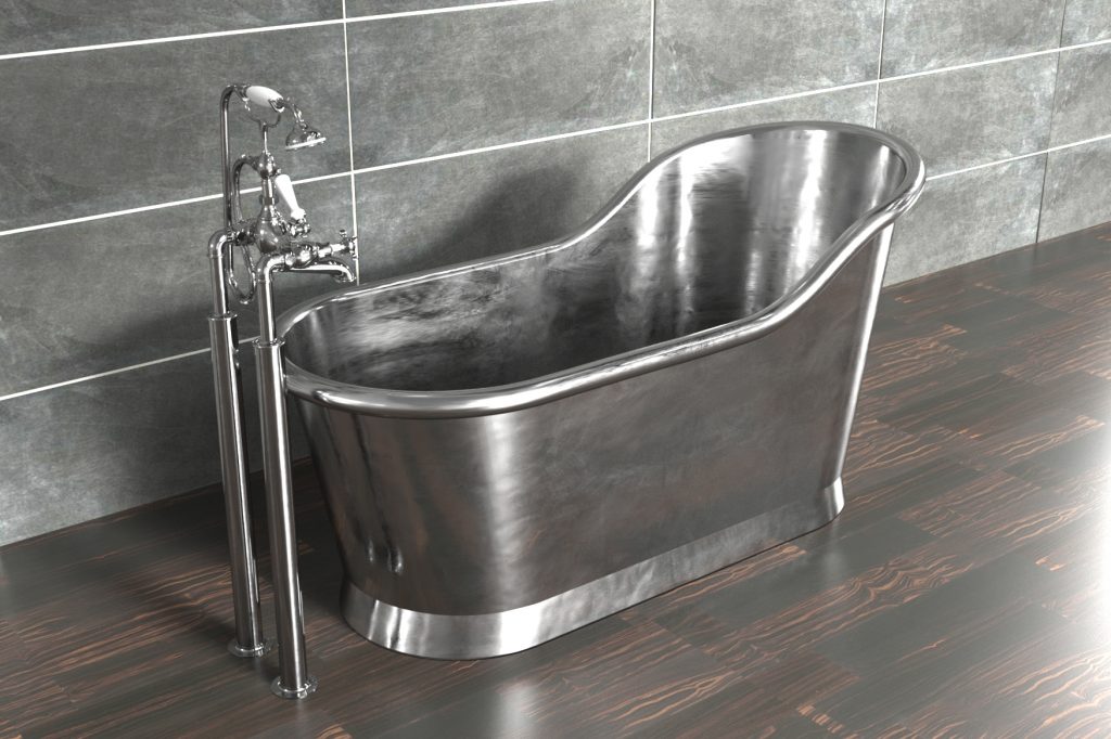 Tin Slipper Bath