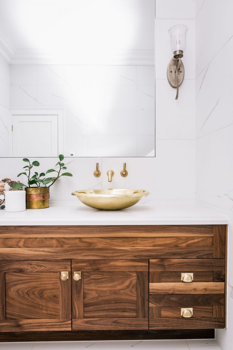 Brass Corana Basin with Brass Interior