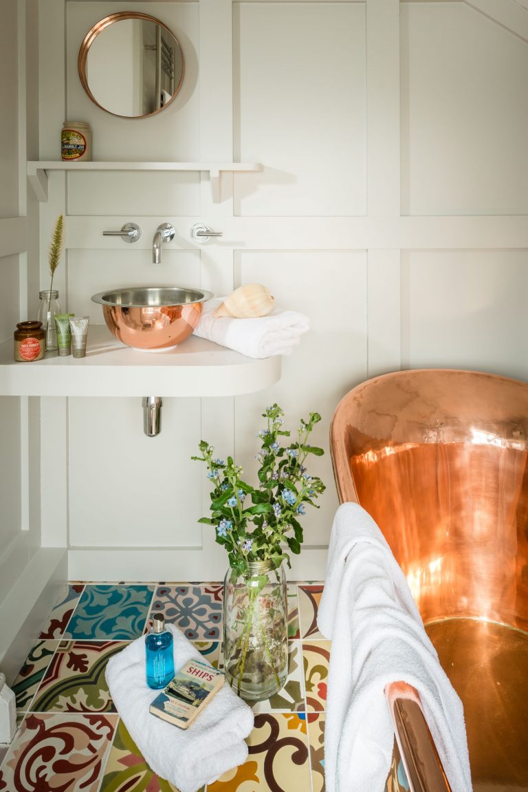 Copper Gyrus Basin with Tin Interior