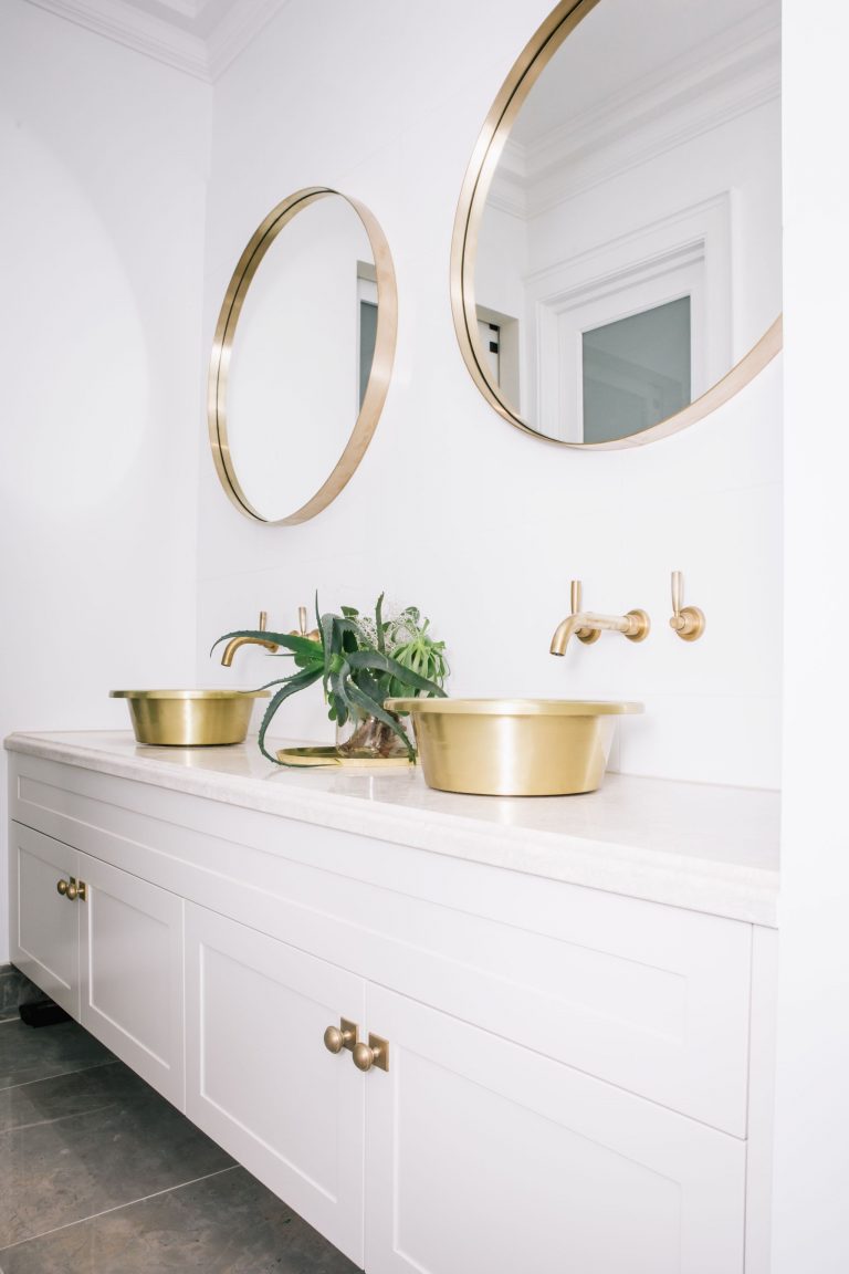 Brushed Brass Orlo Basin with Brushed Brass Interior