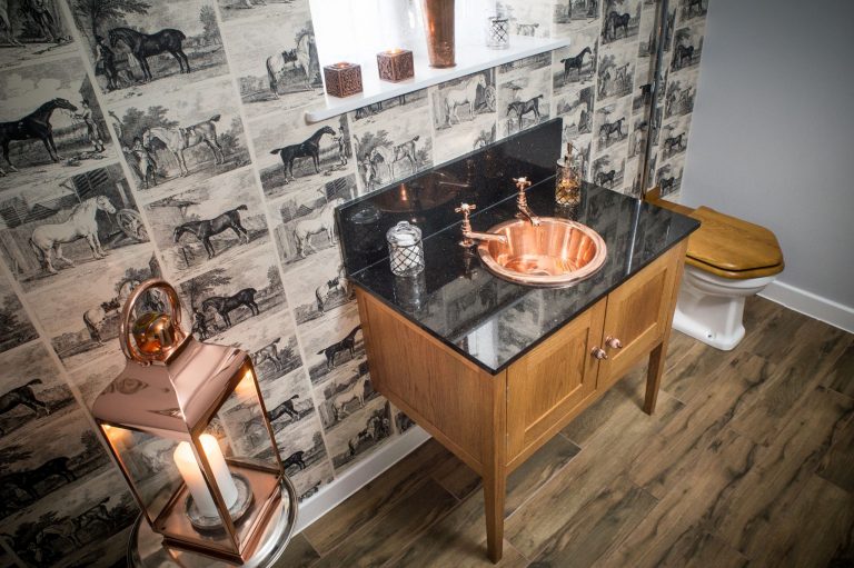 Copper Orlo Basin with Copper Interior