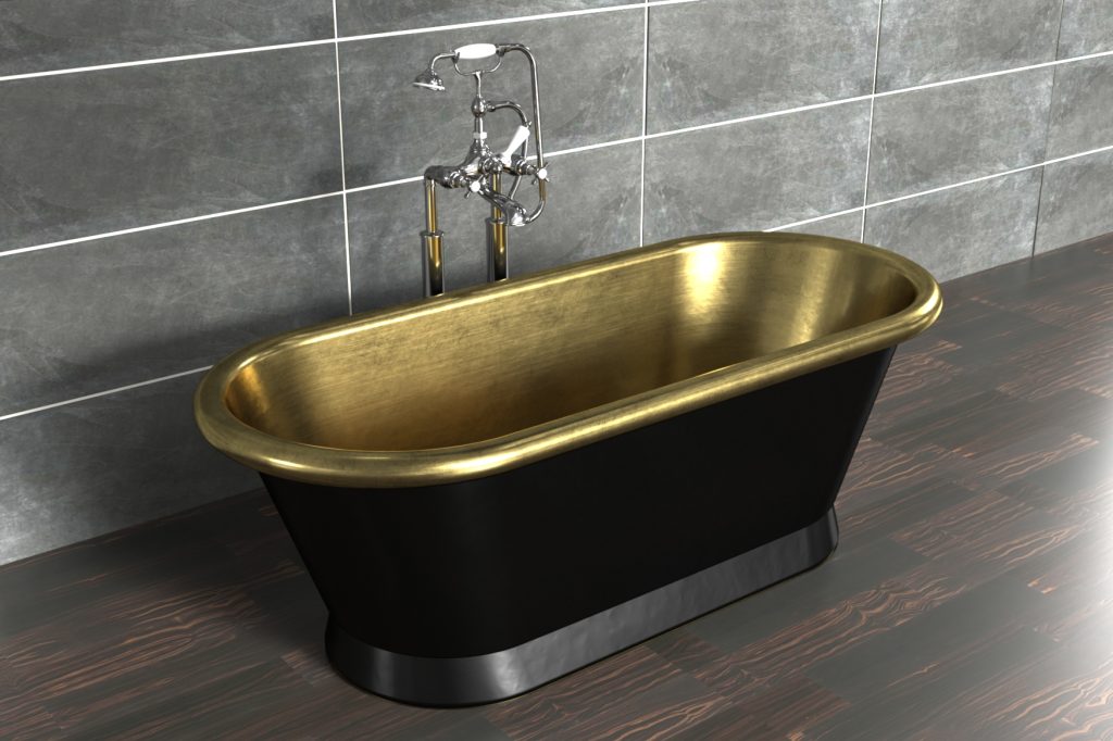 Charcoal-Brushed Brass Aequs