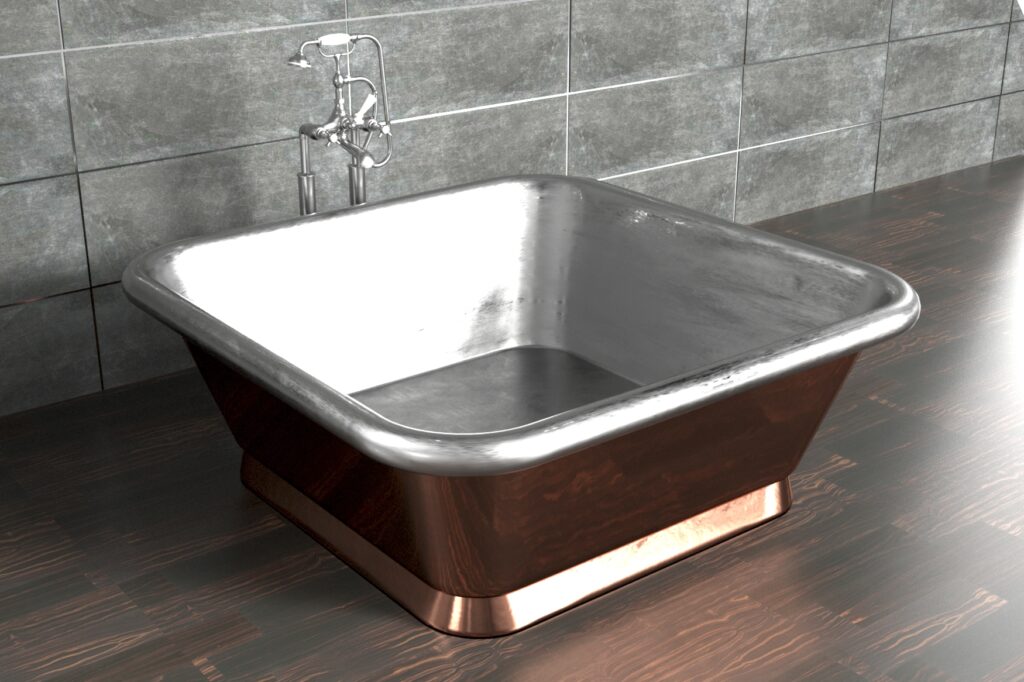 Copper and Tin Alvius Bath