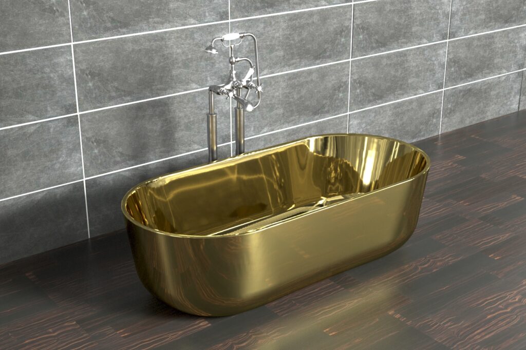 Brass Balaena Bath