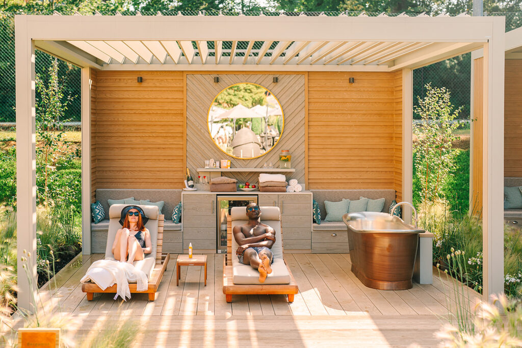 Outdoor Copper Bath